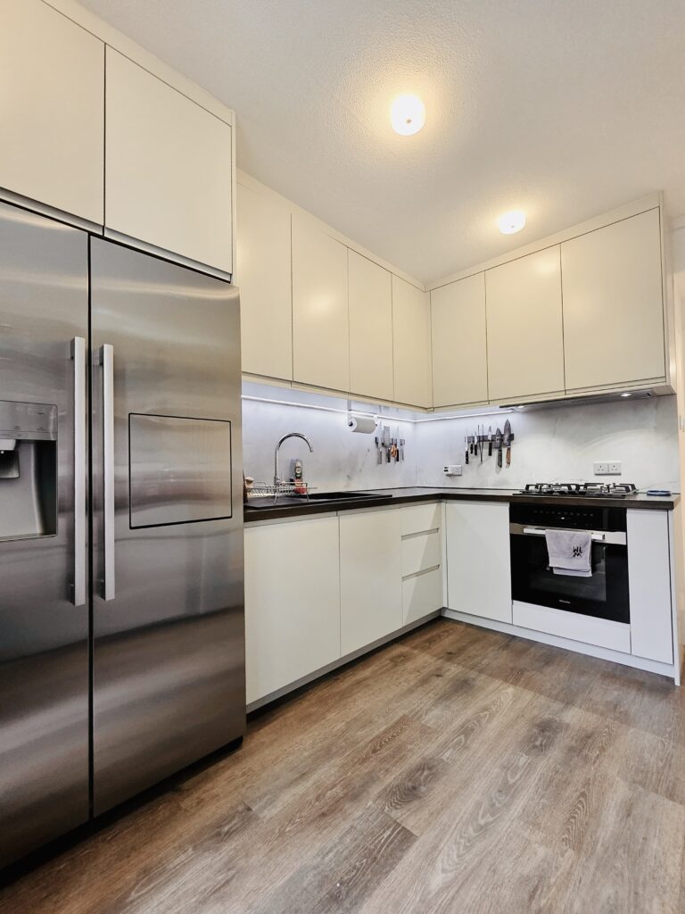Sleek L-Shaped Kitchen